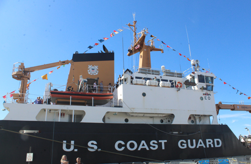 US Coast Guard ship in Cleveland